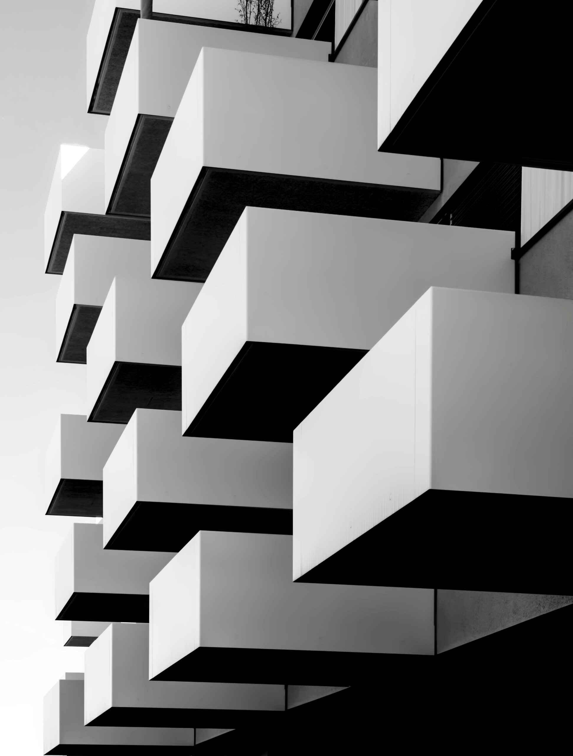 fotografía abstracta que representa la idea de blockchain porque se visualiza la modularidad